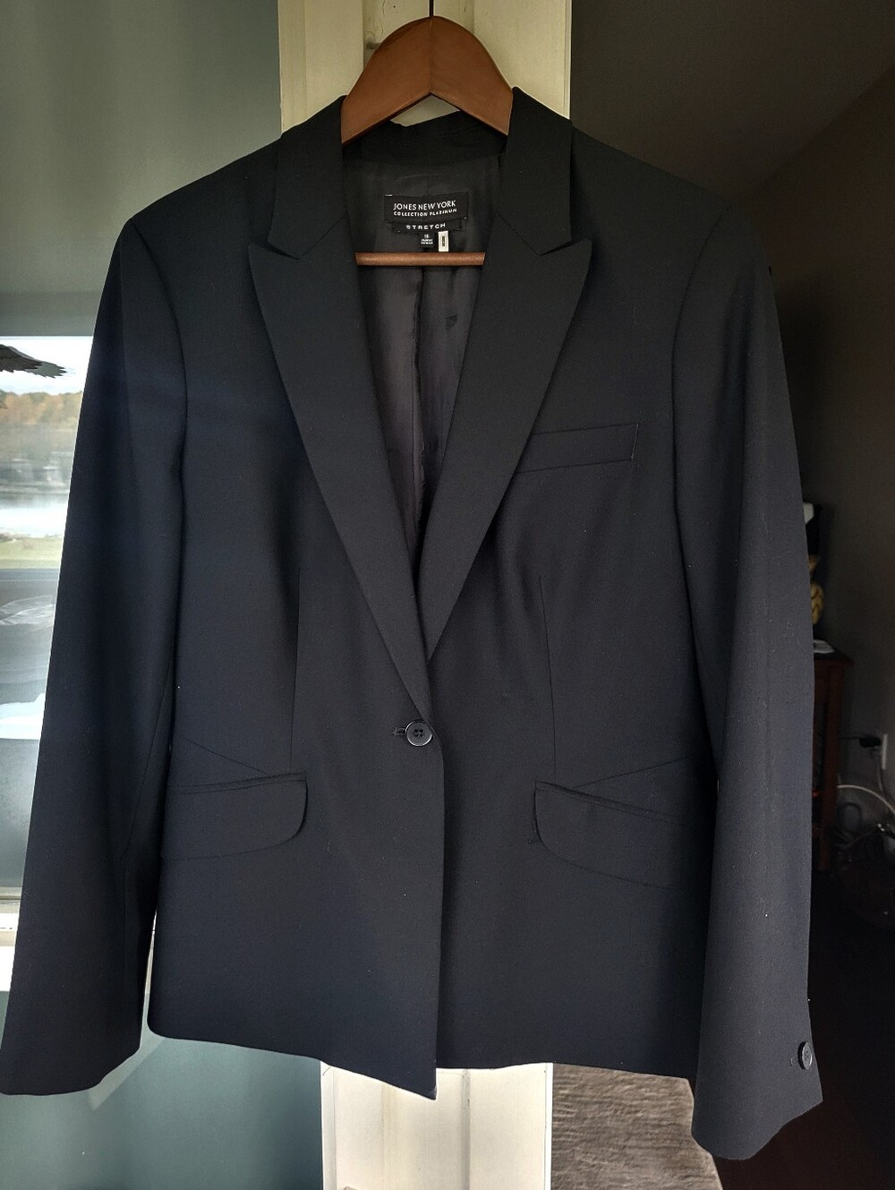 Jones New York Women's Black Tailored Blazer Sz 16